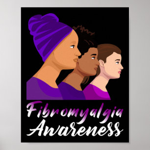Affiche Sensibilisation à la fibromyalgie Soutien des femm