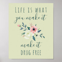 Sensibilisation à la flore verte et rose