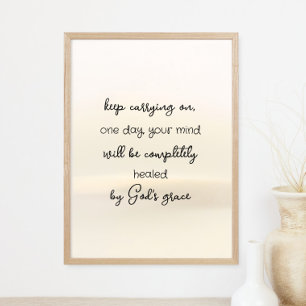 Affiche Sensibilisation à la guérison mentale