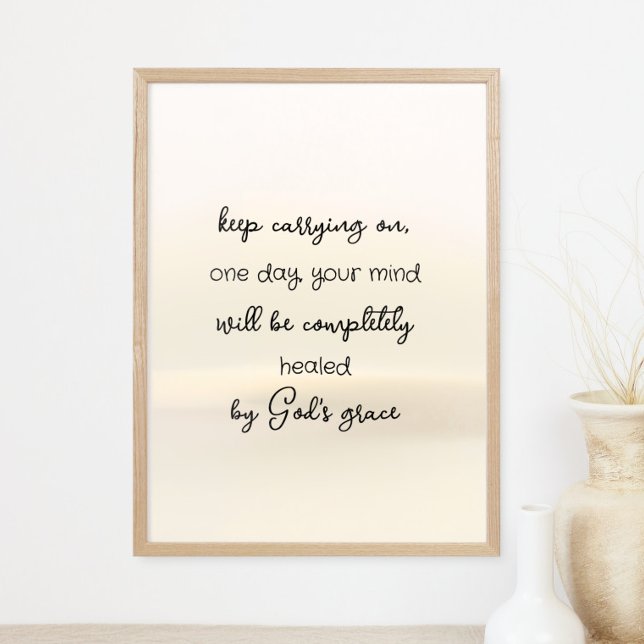 Affiche Sensibilisation à la guérison mentale (Créateur téléchargé)