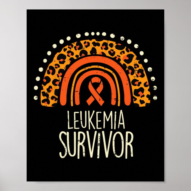 Affiche Sensibilisation à la leucémie chez les survivants  (Devant)