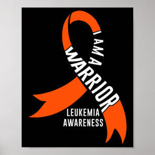 Affiche Sensibilisation à la leucémie guerrière Cancer du 
