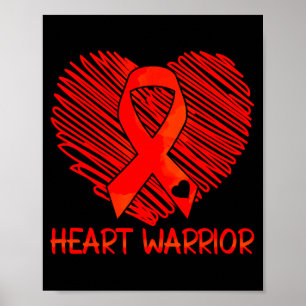 Affiche Sensibilisation à la maladie cardiaque Heart Warri