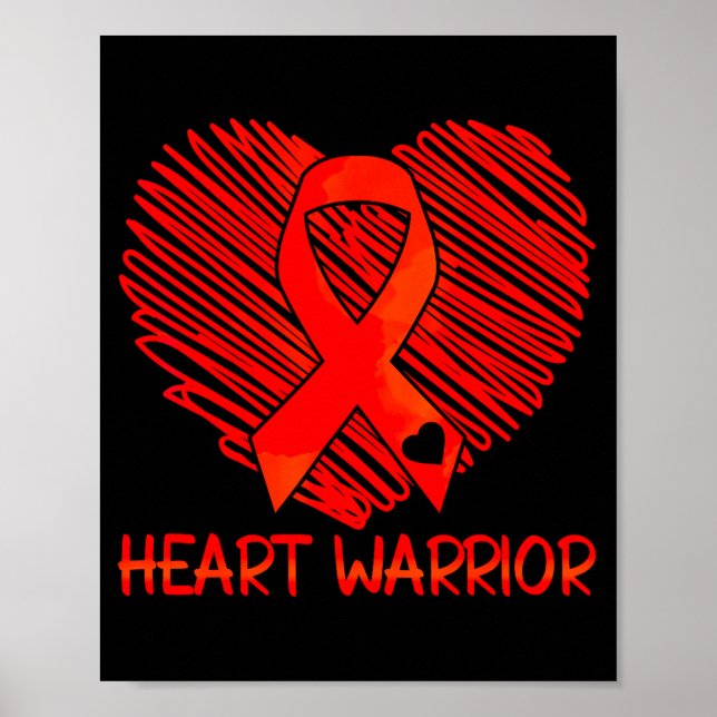 Affiche Sensibilisation à la maladie cardiaque Heart Warri (Devant)