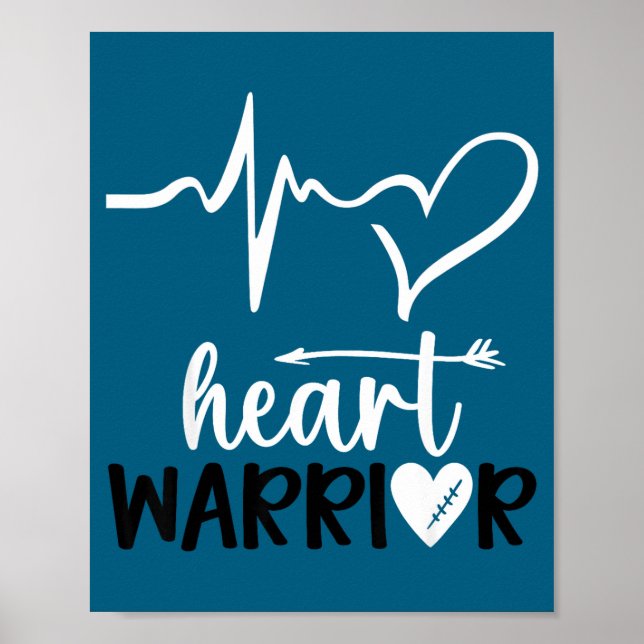 Affiche Sensibilisation à la maladie cardiaque Men Heart W (Devant)