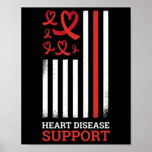 Affiche Sensibilisation à la maladie Ruban rouge 2