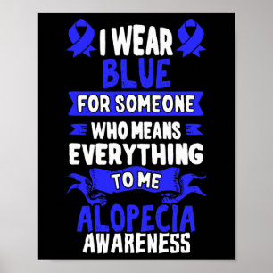 Affiche Sensibilisation à la perte de cheveux - Alopecia A