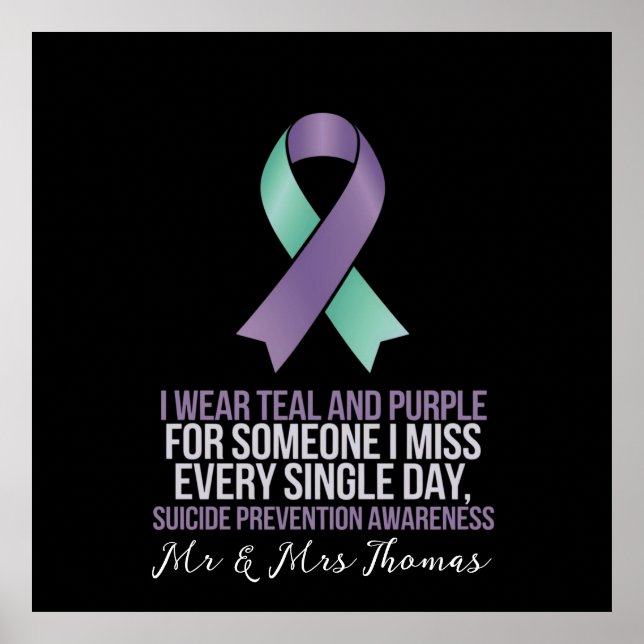 Affiche Sensibilisation à la prévention du suicide (Devant)