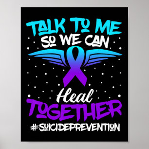 Affiche Sensibilisation à la prévention du suicide 988 Sou