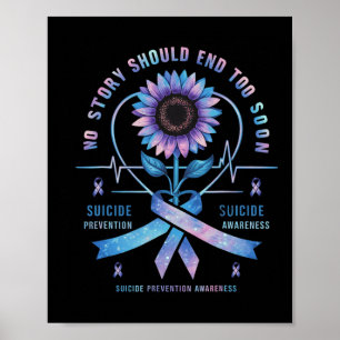 Affiche Sensibilisation à la prévention du suicide Aucune