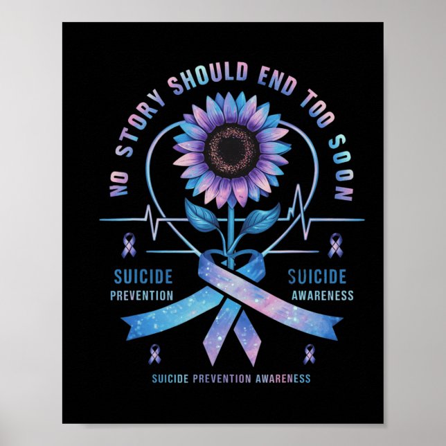 Affiche Sensibilisation à la prévention du suicide Aucune  (Devant)