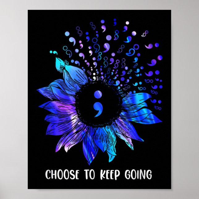 Affiche Sensibilisation À La Prévention Du Suicide Choisir (Devant)