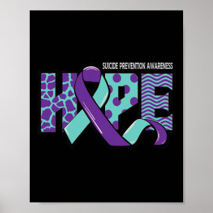 Affiche Sensibilisation à la prévention du suicide Message