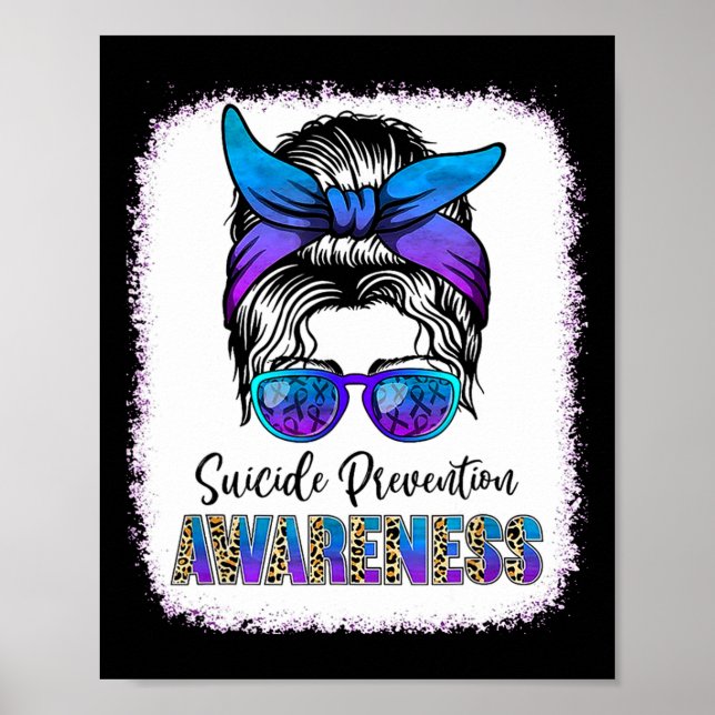 Affiche Sensibilisation à la prévention du suicide Message (Devant)
