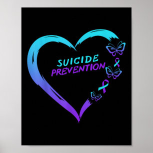 Affiche Sensibilisation à la prévention du suicide Papillo