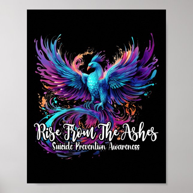 Affiche Sensibilisation À La Prévention Du Suicide Phoenix (Devant)