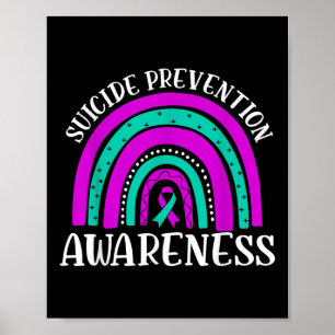 Affiche Sensibilisation à la prévention du suicide Purple