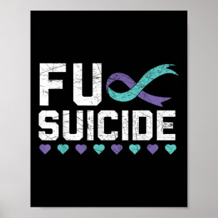Affiche Sensibilisation à la prévention du suicide Santé m