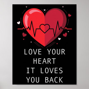 Affiche Sensibilisation à la santé cardiovasculaire Go Red