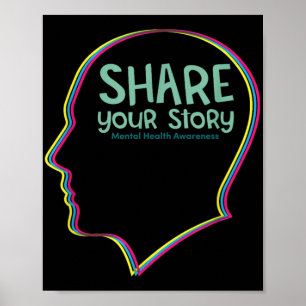 Affiche Sensibilisation à la santé mentale Dépression Suic