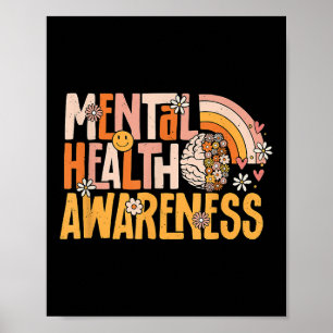 Affiche Sensibilisation à la santé mentale Maladie mentale