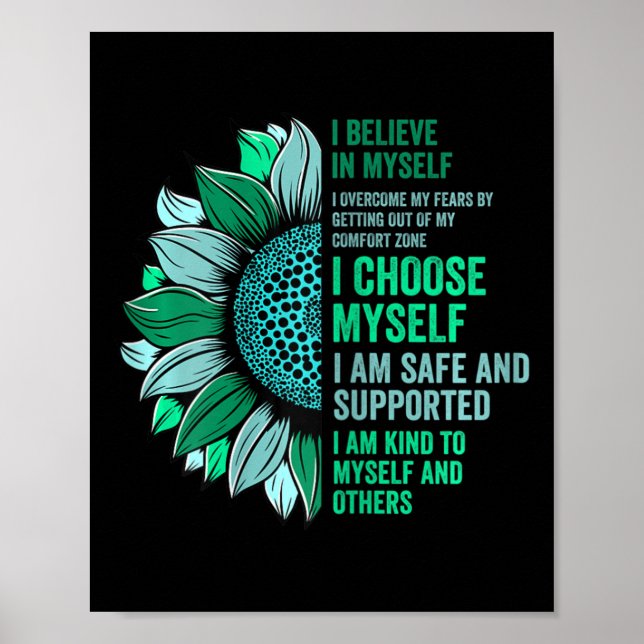 Affiche Sensibilisation À La Santé Mentale - Mettre Fin À  (Devant)