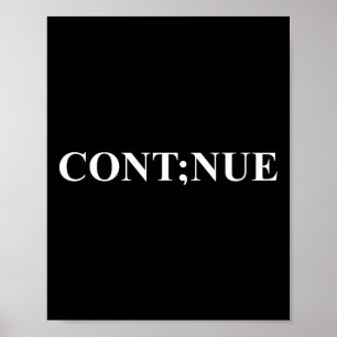 Affiche Sensibilisation à la santé mentale point-virgule C