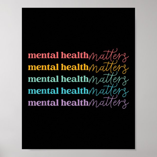 Affiche Sensibilisation à la santé mentale Sensibilisation (Devant)