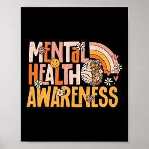 Affiche Sensibilisation à la santé Psychologie Thérapeute