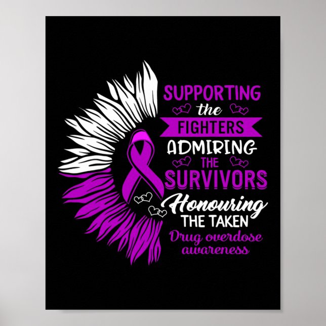 Affiche Sensibilisation À La Surdose De Drogue À L'Appui D (Devant)