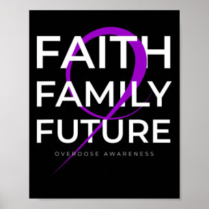 Affiche Sensibilisation à la surdose de drogue Famille du