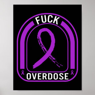 Affiche Sensibilisation à la surdose de drogue Toxicomanie
