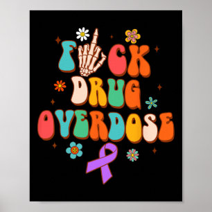 Affiche Sensibilisation À La Surdose De Drogue Toxicomanie