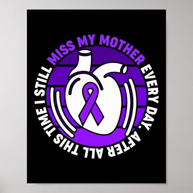 Affiche Sensibilisation à la surdose de ruban Miss Ma mère (Devant)