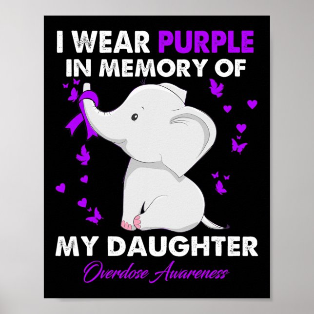 Affiche Sensibilisation À La Surdose D'Éléphant Je Porte D (Devant)