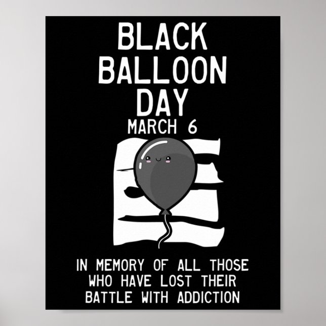 Affiche Sensibilisation à la surdose du jour du ballon (Devant)