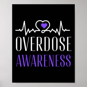 Affiche Sensibilisation À La Surdose Je Porte Du Violet Po