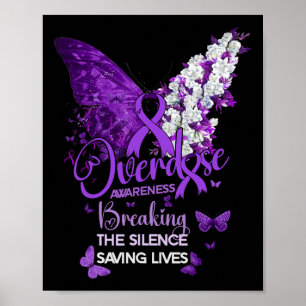 Affiche Sensibilisation À La Surdose Rompre Le Silence Sau