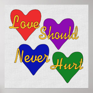 Affiche Sensibilisation à la violence domestique