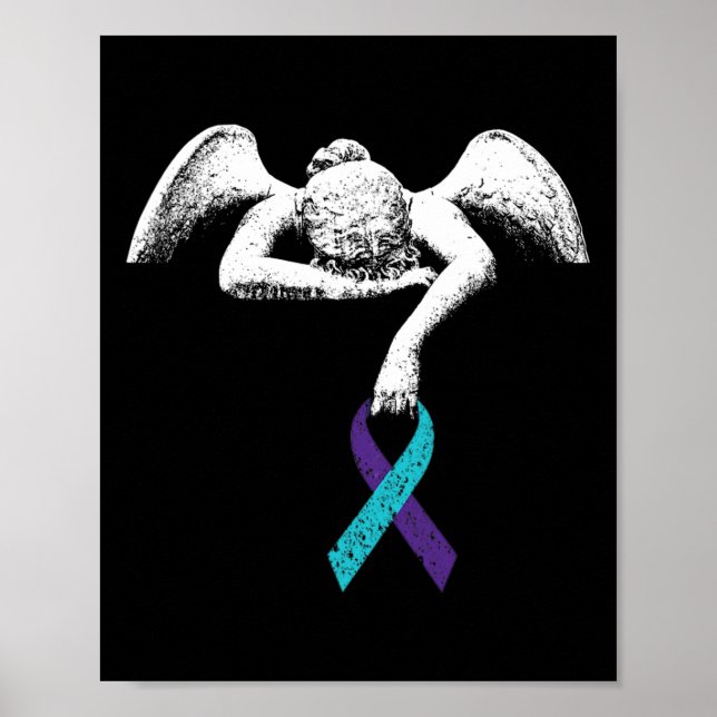 Affiche Sensibilisation À L'Ange Et Au Suicide Clo De Prév (Devant)