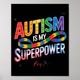 Affiche Sensibilisation à l'autisme 
