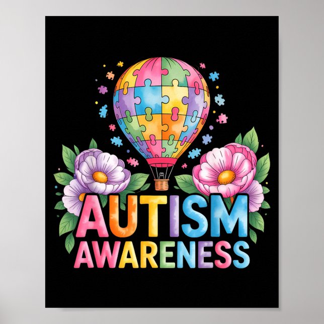 Affiche Sensibilisation à l'autisme  (Devant)