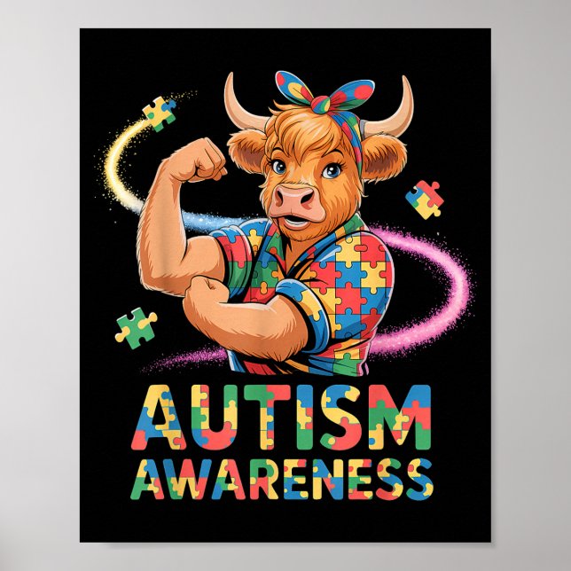 Affiche Sensibilisation à l'autisme  (Devant)