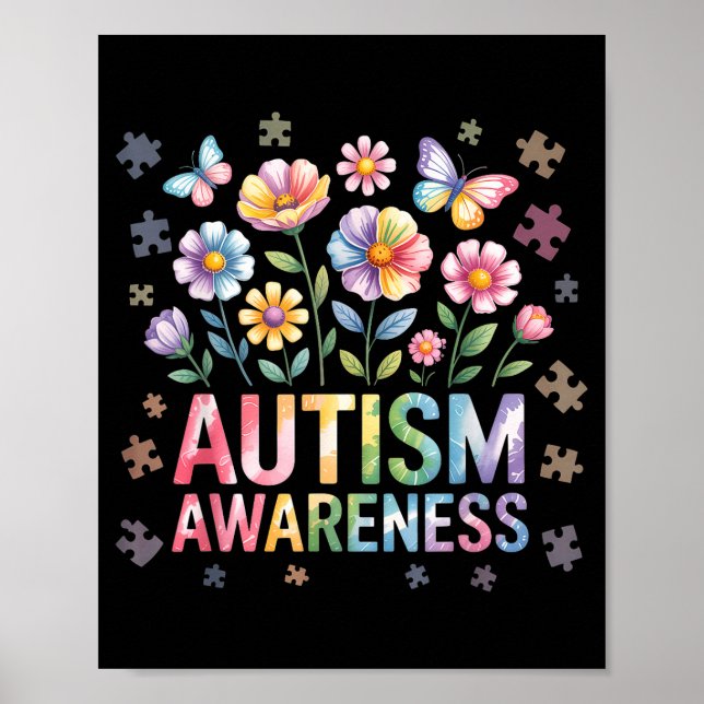 Affiche Sensibilisation à l'autisme  (Devant)
