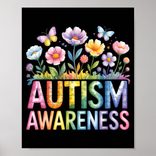 Affiche Sensibilisation à l'autisme autiste