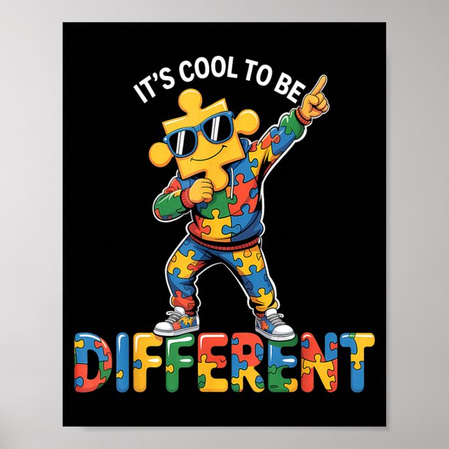 Affiche Sensibilisation à l'autisme autistique  (Devant)