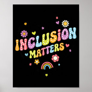 Affiche Sensibilisation à l'autisme Inclusion Éducation sp