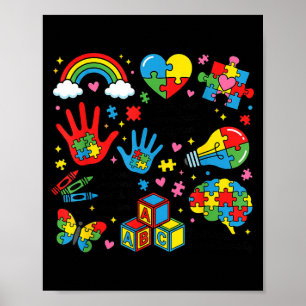 Affiche Sensibilisation à l'autisme Neurodiversité Sensibi