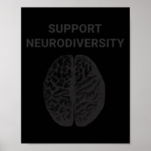 Affiche Sensibilisation à l'autisme Soutien Neurodiversité