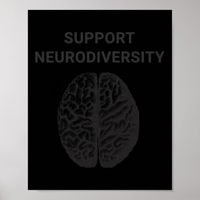 Affiche Sensibilisation à l'autisme Soutien Neurodiversité (Devant)